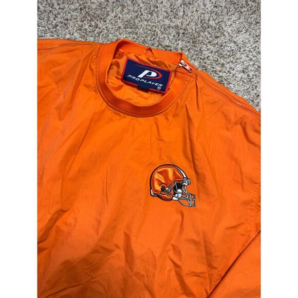 VINTAGE 90's NFL Football Pro Player XXL CLEVELAND BROWNS Windbreaker Jacket - Picture 11 of 16